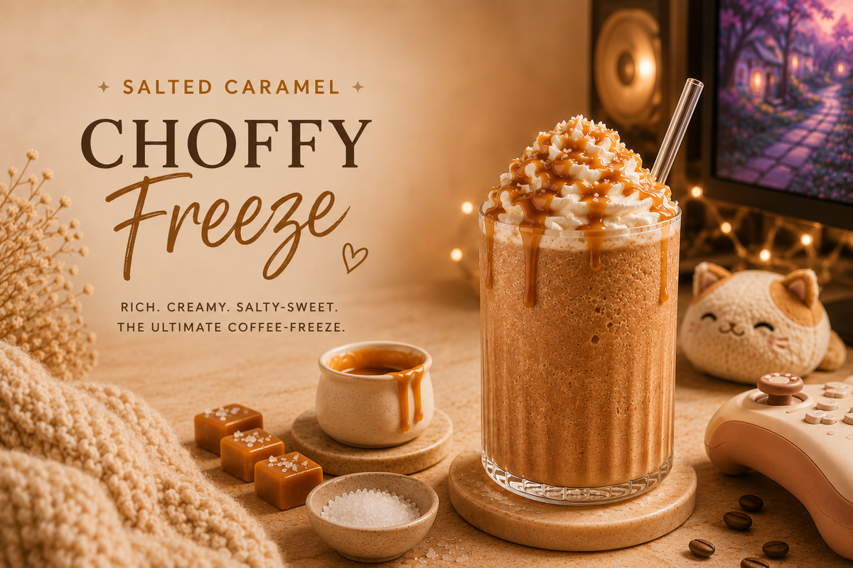 Salted Caramel Choffy Freeze