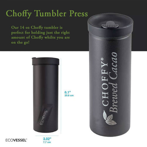 Choffy Brewed Cacao - 14oz. Tumbler Press