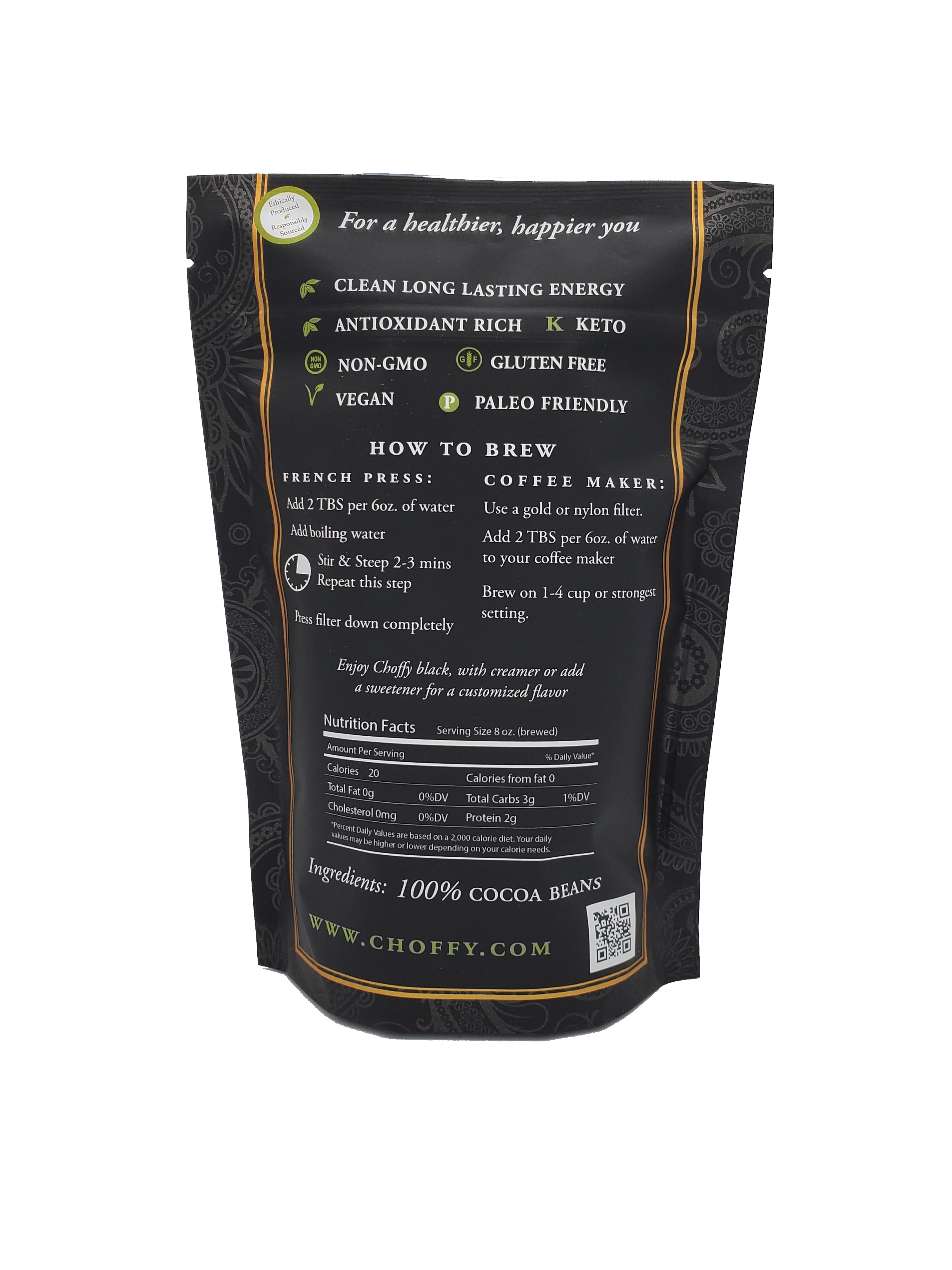 Ecuador French Roast Choffy Brewed Cacao
