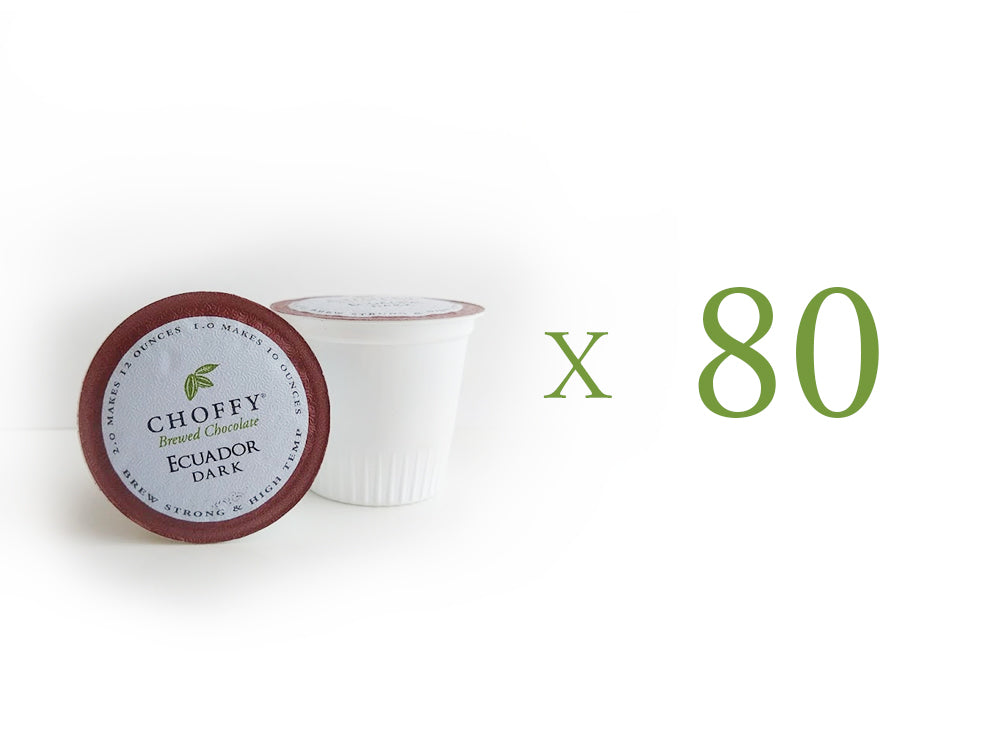 Ecuador Dark Choffy Brewed Cacao - Single Serve Choffy Cups