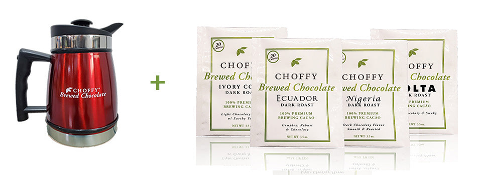 Dark Roast Sampler Set with a French Press
