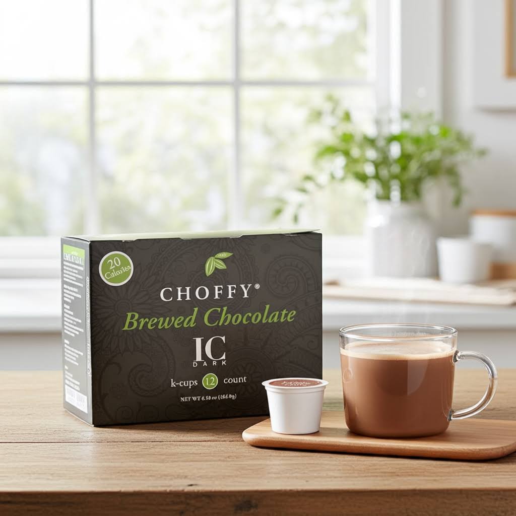 Ivory Coast Dark Choffy Brewed Cacao - Single Serve Choffy Cups