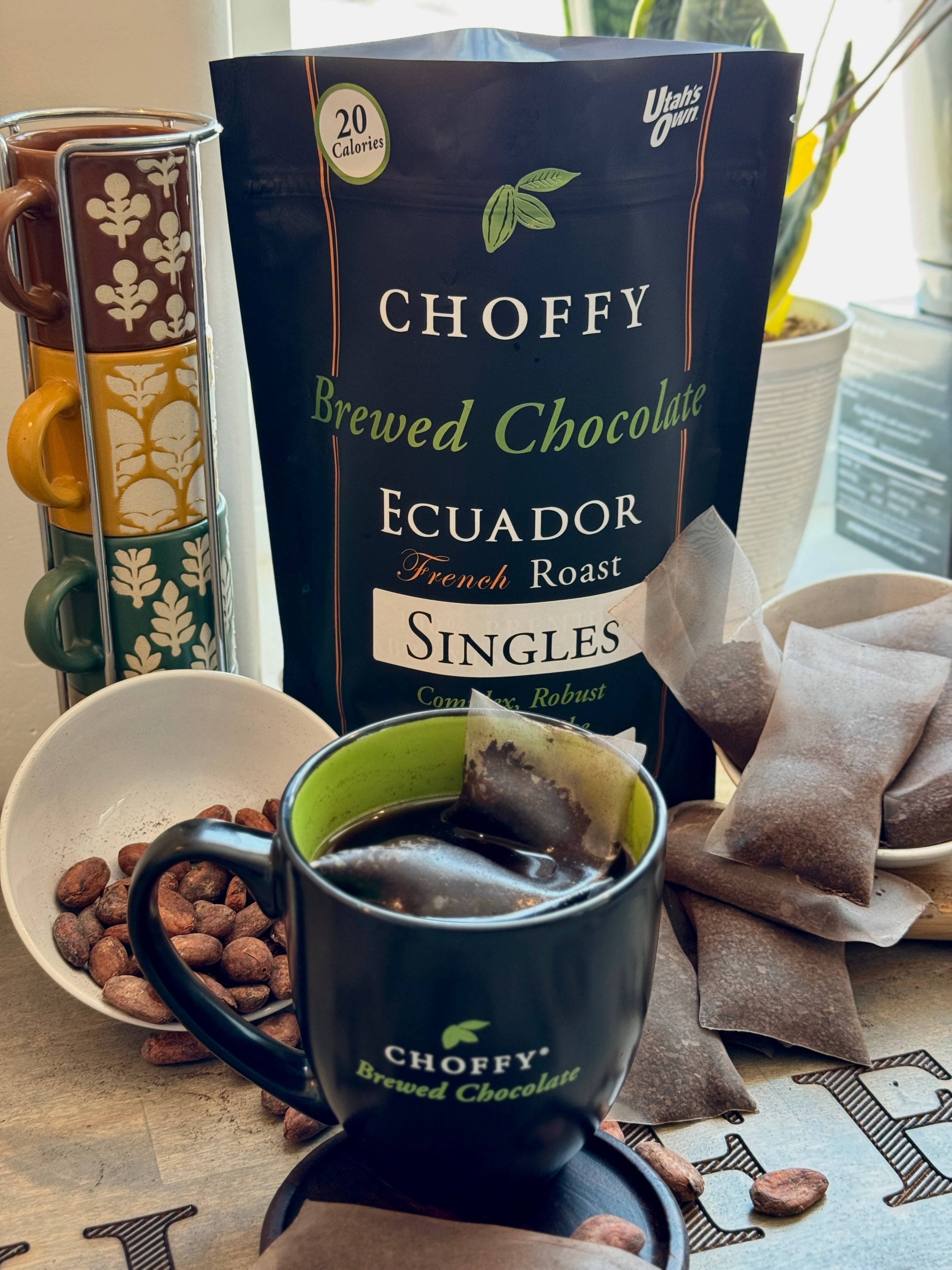 Ecuador French Roast Brewed Cacao Singles 15ct