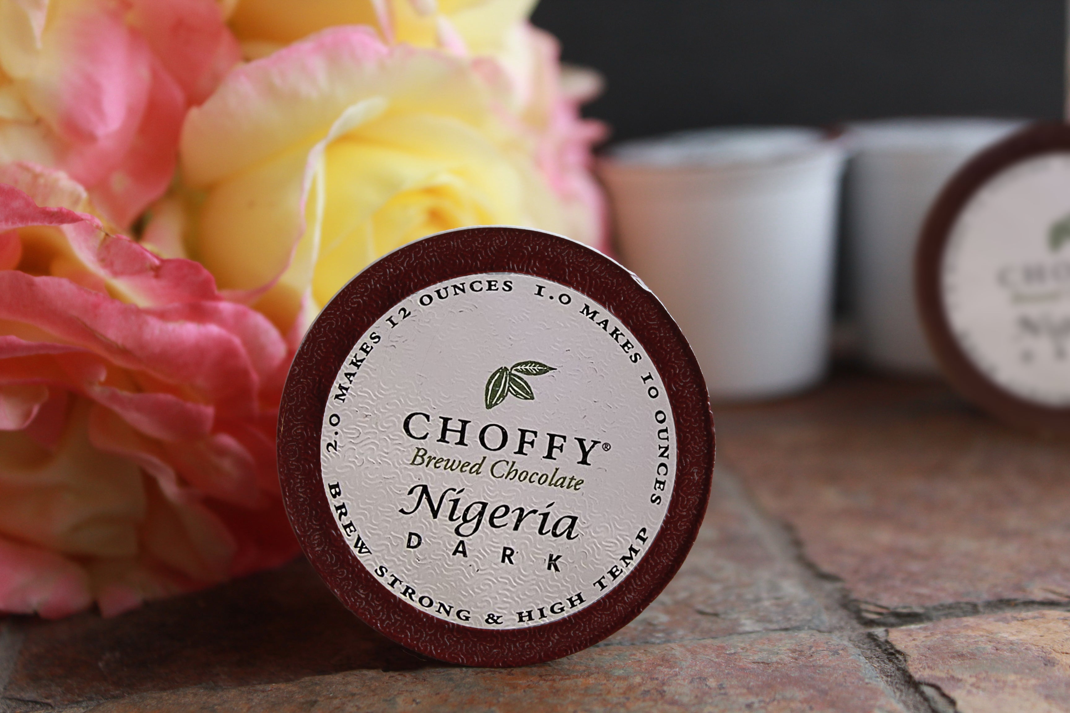 Nigeria Dark Choffy Brewed Cacao Single Serve Choffy Cups