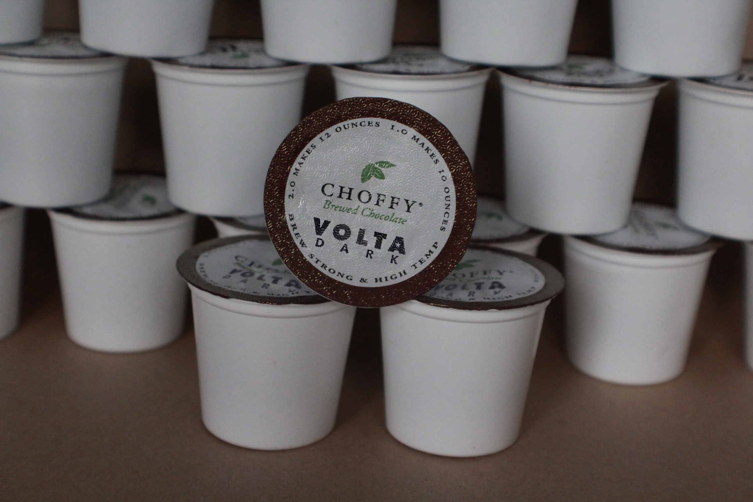 Volta Dark Choffy Brewed Cacao Single Serve Choffy Cups