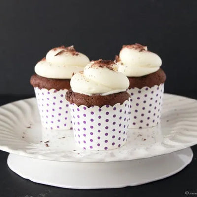 Double chocolate Choffy cupcakes with cream cheese frosting