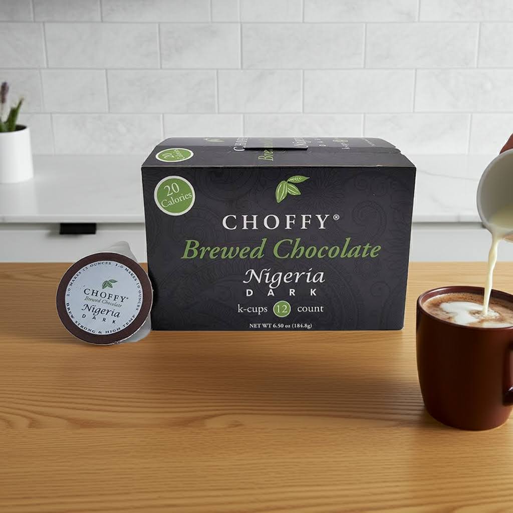 Nigeria Dark Choffy Brewed Cacao Single Serve Choffy Cups