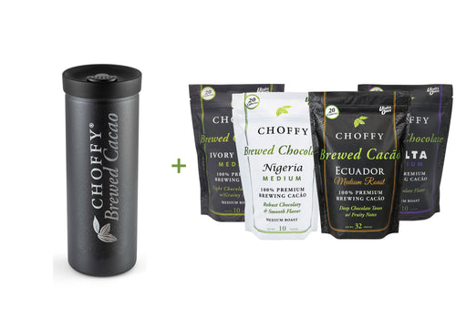 Choffy Brewed Cacao - Medium Roast Starter Kit